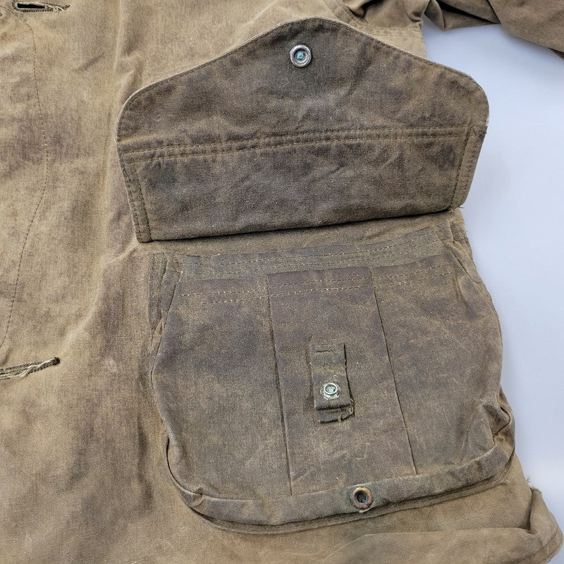 【現状渡し品】【メンズ】 FILSON フィルソン 435 USA製 HUNTING OILED JACKET ハンティング オイルド ジャケット アウター トップス 146-261014-sm-01-izu サイズ：M カラー：ブラウン 万代Net店