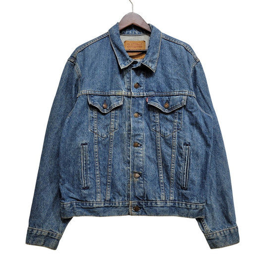 【中古品】【メンズ】 LEVI'S リーバイス 70506-0217 刻印527 USA製 DENIM JACKET デニムジャケット トップス 146-261014-sm-15-izu サイズ：42 カラー：インディゴ 万代Net店