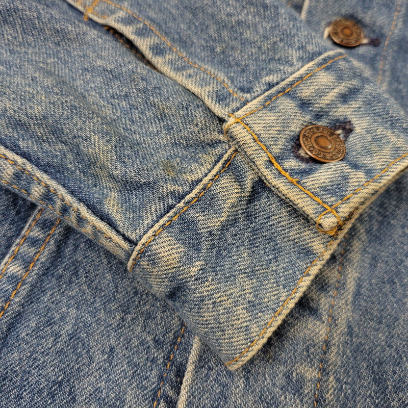 【中古品】【メンズ】 LEVI'S リーバイス 70506-0217 刻印527 USA製 DENIM JACKET デニムジャケット トップス 146-261014-sm-15-izu サイズ：42 カラー：インディゴ 万代Net店