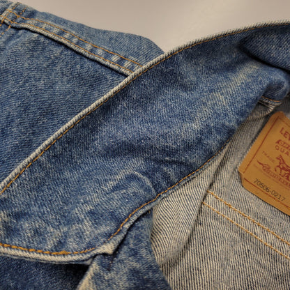 【中古品】【メンズ】 LEVI'S リーバイス 70506-0217 刻印527 USA製 DENIM JACKET デニムジャケット トップス 146-261014-sm-15-izu サイズ：42 カラー：インディゴ 万代Net店