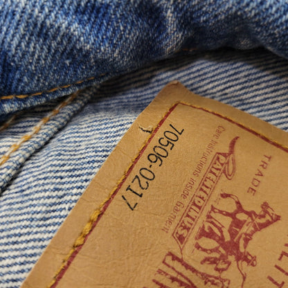 【中古品】【メンズ】 LEVI'S リーバイス 70506-0217 刻印527 USA製 DENIM JACKET デニムジャケット トップス 146-261014-sm-15-izu サイズ：42 カラー：インディゴ 万代Net店