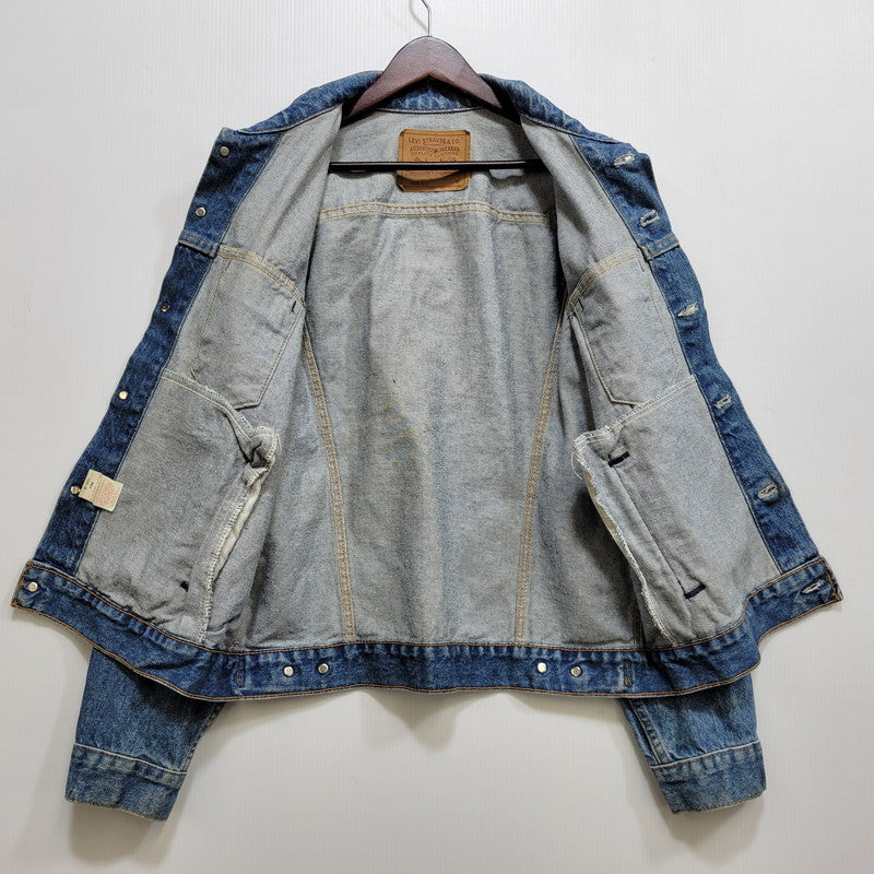 【中古品】【メンズ】 LEVI'S リーバイス 70506-0217 刻印527 USA製 DENIM JACKET デニムジャケット トップス 146-261014-sm-15-izu サイズ：42 カラー：インディゴ 万代Net店