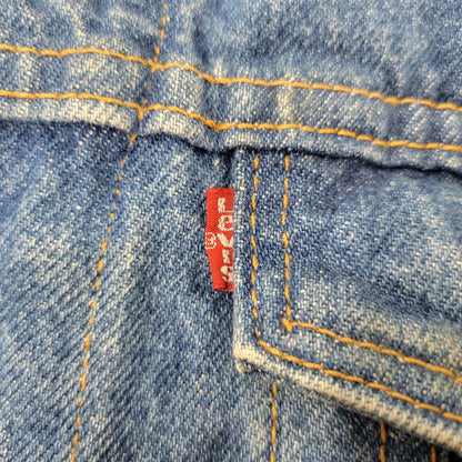 【中古品】【メンズ】 LEVI'S リーバイス 70506-0217 刻印527 USA製 DENIM JACKET デニムジャケット トップス 146-261014-sm-15-izu サイズ：42 カラー：インディゴ 万代Net店