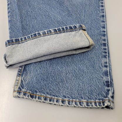 【中古品】【メンズ】 LEVI'S リーバイス 00517-0216 刻印554 USA製 517 BOOT CUT DENIM PANTS ブーツカット デニム パンツ ボトムス 157-261014-sm-04-izu サイズ：34×30 カラー：インディゴ 万代Net店