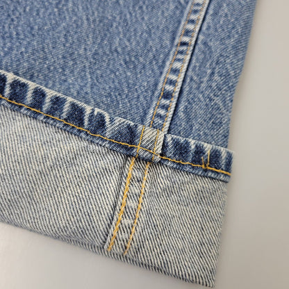 【中古品】【メンズ】 LEVI'S リーバイス 00517-0216 刻印554 USA製 517 BOOT CUT DENIM PANTS ブーツカット デニム パンツ ボトムス 157-261014-sm-04-izu サイズ：34×30 カラー：インディゴ 万代Net店