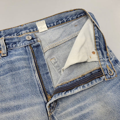 【中古品】【メンズ】 LEVI'S リーバイス 00517-0216 刻印554 USA製 517 BOOT CUT DENIM PANTS ブーツカット デニム パンツ ボトムス 157-261014-sm-04-izu サイズ：34×30 カラー：インディゴ 万代Net店