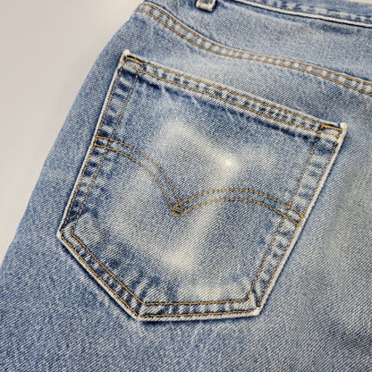 【中古品】【メンズ】 LEVI'S リーバイス 00517-0216 刻印554 USA製 517 BOOT CUT DENIM PANTS ブーツカット デニム パンツ ボトムス 157-261014-sm-04-izu サイズ：34×30 カラー：インディゴ 万代Net店