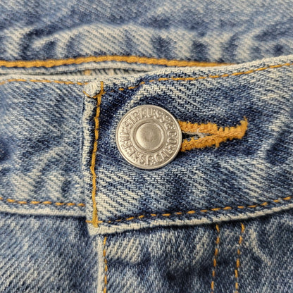 【中古品】【メンズ】 LEVI'S リーバイス 00517-0216 刻印554 USA製 517 BOOT CUT DENIM PANTS ブーツカット デニム パンツ ボトムス 157-261014-sm-04-izu サイズ：34×30 カラー：インディゴ 万代Net店