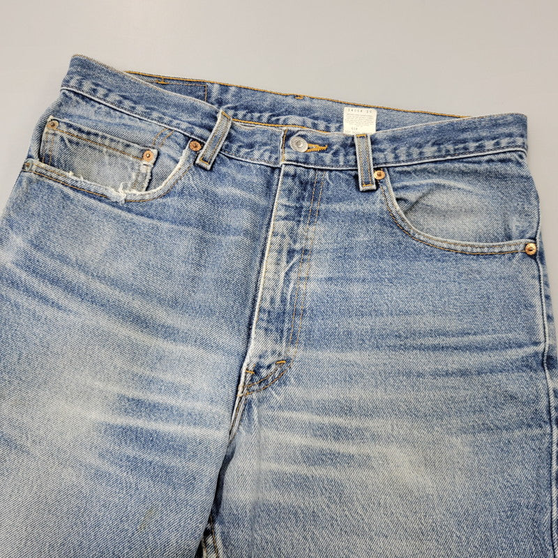 【中古品】【メンズ】 LEVI'S リーバイス 00517-0216 刻印554 USA製 517 BOOT CUT DENIM PANTS ブーツカット デニム パンツ ボトムス 157-261014-sm-04-izu サイズ：34×30 カラー：インディゴ 万代Net店
