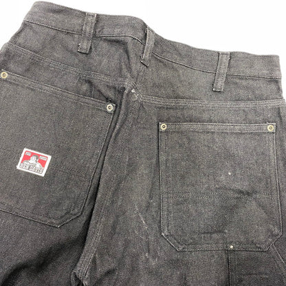 【中古品】【メンズ】 BEN DAVIS ベンデイビス 774 ドミニカ製 CARPENTER PANTS カーペンター パンツ ボトムス 157-261018-kh-08-izu サイズ：32 カラー：ブラック 万代Net店