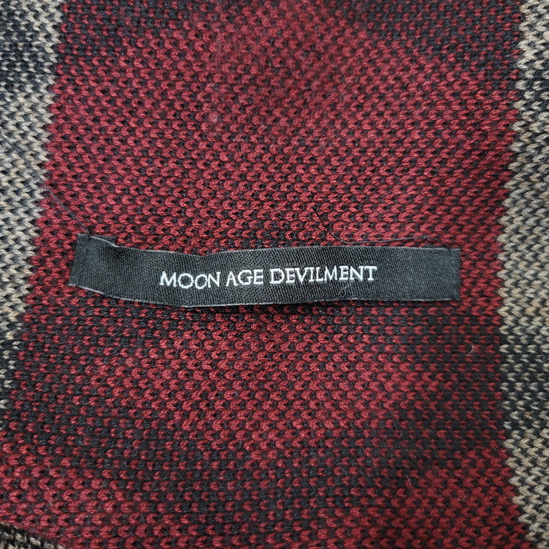 【中古品】【メンズ】 MOON AGE DEVILMENT ムーンエイジデビルメント NATIVE HOODED PONCHO ネイティブ フーデッド ポンチョ トップス アウター 140-261014-sm-18-izu サイズ：下記参照 カラー：ブラウン 万代Net店