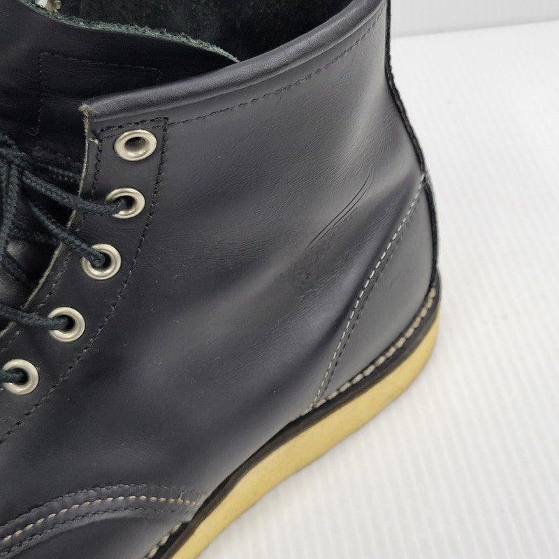 【中古品】【メンズ】 RED WING レッドウィング IRISH SETTER 6' MOC TOE 8179 アイリッシュセッター モックトゥ ブーツ 靴 164-261014-as-02-izu サイズ：28cm カラー：ブラック 万代Net店