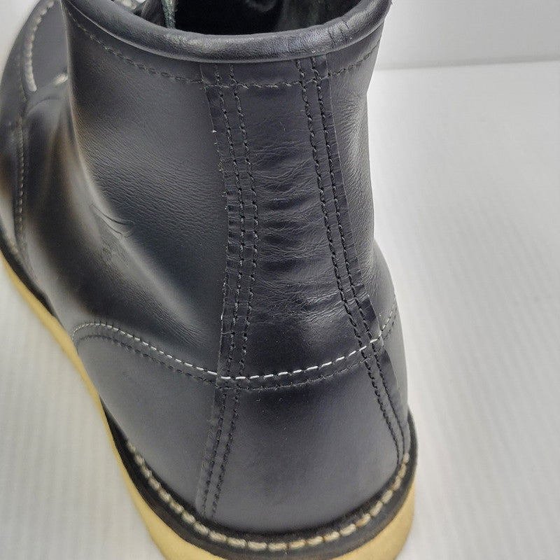 【中古品】【メンズ】 RED WING レッドウィング IRISH SETTER 6' MOC TOE 8179 アイリッシュセッター モックトゥ ブーツ 靴 164-261014-as-02-izu サイズ：28cm カラー：ブラック 万代Net店