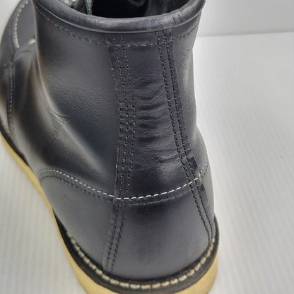 【中古品】【メンズ】 RED WING レッドウィング IRISH SETTER 6' MOC TOE 8179 アイリッシュセッター モックトゥ ブーツ 靴 164-261014-as-02-izu サイズ：28cm カラー：ブラック 万代Net店