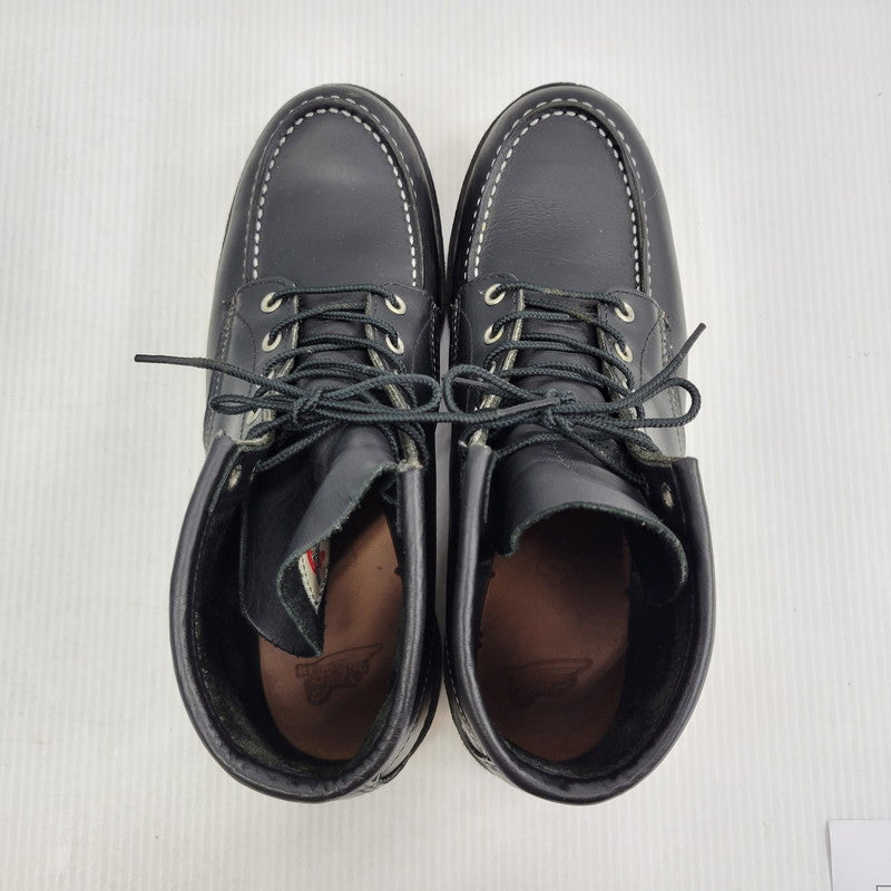 【中古品】【メンズ】 RED WING レッドウィング IRISH SETTER 6' MOC TOE 8179 アイリッシュセッター モックトゥ ブーツ 靴 164-261014-as-02-izu サイズ：28cm カラー：ブラック 万代Net店
