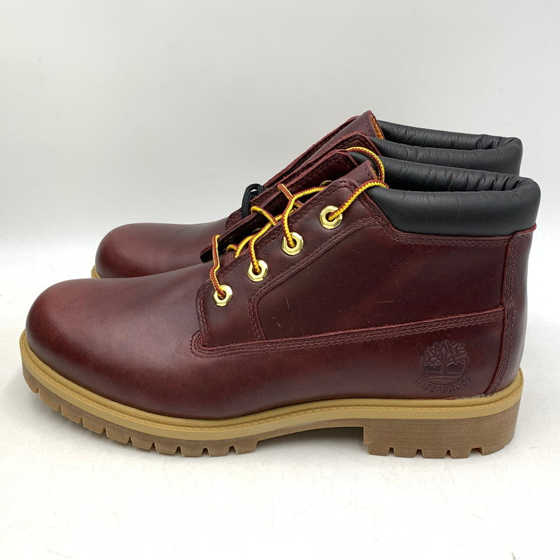 【中古品】【メンズ】 TIMBERLAND ティンバーランド A1GL7 ネルソン チャッカブーツ 靴 165-261022-kh-14-izu サイズ：27 カラー：バーガンディ 万代Net店