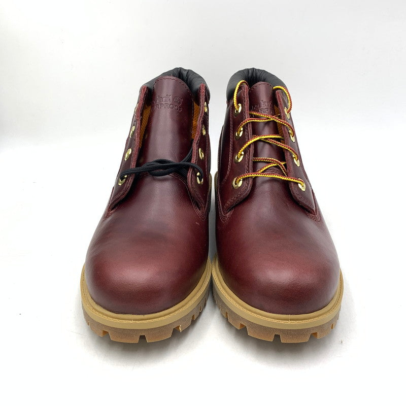 【中古品】【メンズ】 TIMBERLAND ティンバーランド A1GL7 ネルソン チャッカブーツ 靴 165-261022-kh-14-izu サイズ：27 カラー：バーガンディ 万代Net店