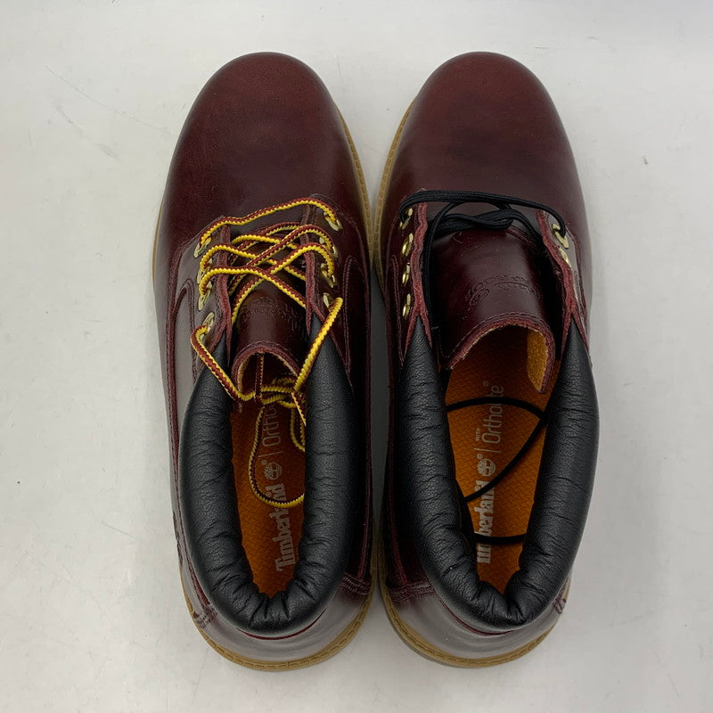 【中古品】【メンズ】 TIMBERLAND ティンバーランド A1GL7 ネルソン チャッカブーツ 靴 165-261022-kh-14-izu サイズ：27 カラー：バーガンディ 万代Net店