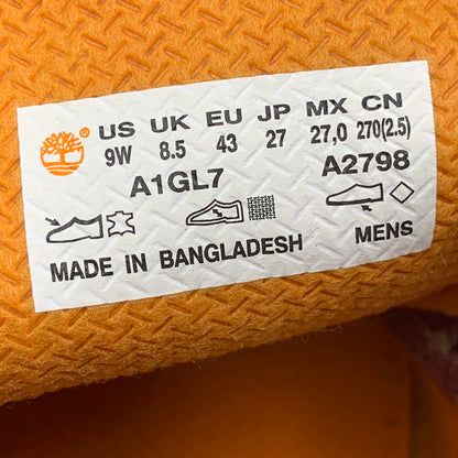 【中古品】【メンズ】 TIMBERLAND ティンバーランド A1GL7 ネルソン チャッカブーツ 靴 165-261022-kh-14-izu サイズ：27 カラー：バーガンディ 万代Net店