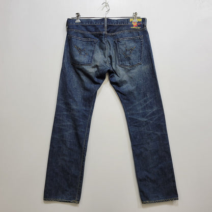 【中古品】【メンズ】 A BATHING APE アベイシングエイプ BAPE STAR DENIM PANTS ベイプスター デニムパンツ ボトムス 153-261014-sm-11-izu サイズ：M カラー：インディゴ 万代Net店