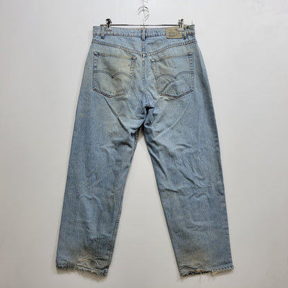 【中古品】【メンズ】 LEVI'S リーバイス SILVER TAB シルバータブ 44570-0891 香港製 BAGGY DENIM PANTS バギー デニム パンツ ボトムス 157-261014-sm-12-izu サイズ：36×32 カラー：ライトブルー 万代Net店