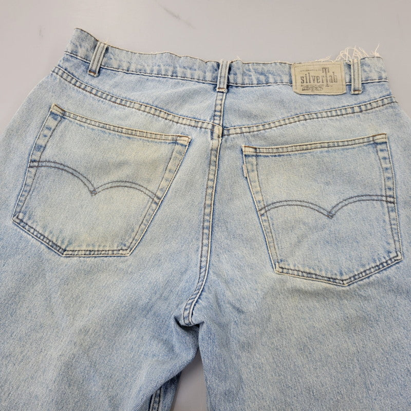 【中古品】【メンズ】 LEVI'S リーバイス SILVER TAB シルバータブ 44570-0891 香港製 BAGGY DENIM PANTS バギー デニム パンツ ボトムス 157-261014-sm-12-izu サイズ：36×32 カラー：ライトブルー 万代Net店