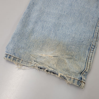 【中古品】【メンズ】 LEVI'S リーバイス SILVER TAB シルバータブ 44570-0891 香港製 BAGGY DENIM PANTS バギー デニム パンツ ボトムス 157-261014-sm-12-izu サイズ：36×32 カラー：ライトブルー 万代Net店