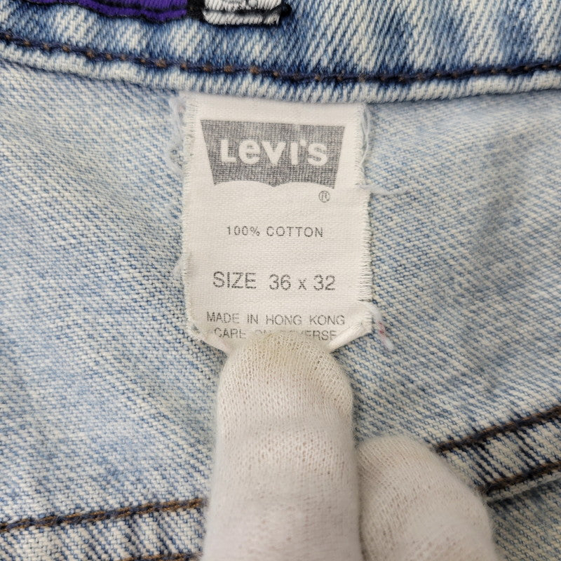【中古品】【メンズ】 LEVI'S リーバイス SILVER TAB シルバータブ 44570-0891 香港製 BAGGY DENIM PANTS バギー デニム パンツ ボトムス 157-261014-sm-12-izu サイズ：36×32 カラー：ライトブルー 万代Net店