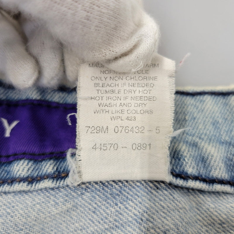 【中古品】【メンズ】 LEVI'S リーバイス SILVER TAB シルバータブ 44570-0891 香港製 BAGGY DENIM PANTS バギー デニム パンツ ボトムス 157-261014-sm-12-izu サイズ：36×32 カラー：ライトブルー 万代Net店