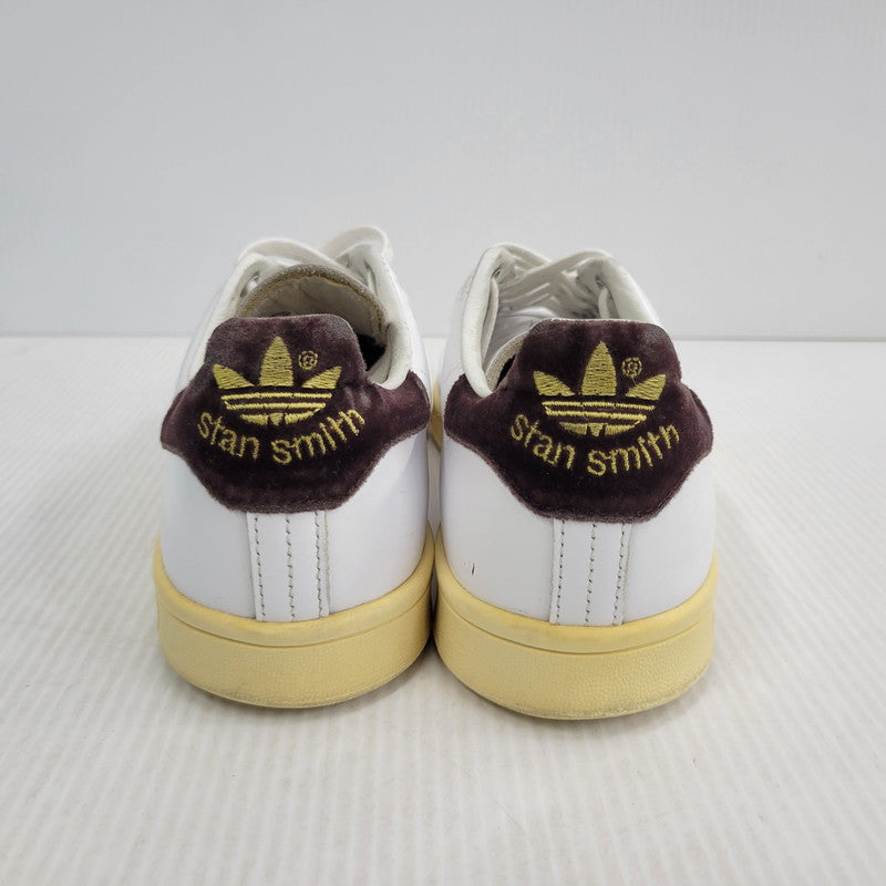 【中古品】【メンズ】 adidas アディダス STAN SMITH BA7417 スタンスミス BEAUTY&YOUTH別注 スニーカー 靴 161-261014-as-04-izu サイズ：27cm カラー：ホワイト×ブラウン 万代Net店