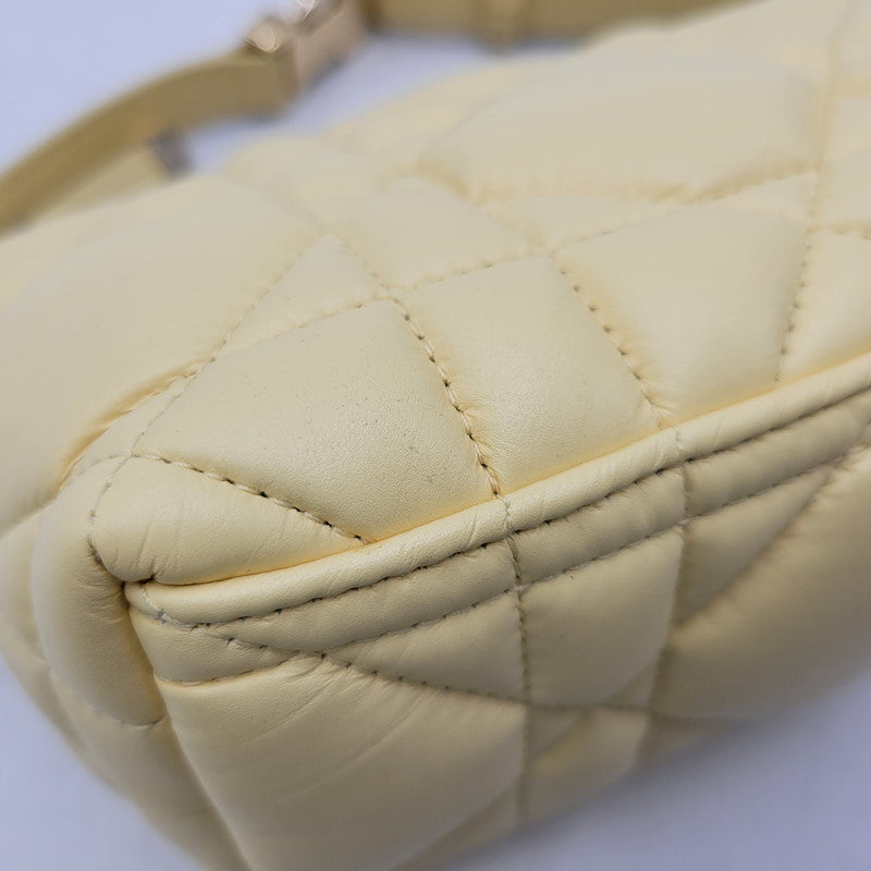 【中古品】【レディース】 Christian Dior クリスチャンディオール 50-MA-0252 ノマドポーチ バッグ カバン 鞄 180-261014-as-13-izu カラー：イエロー 万代Net店