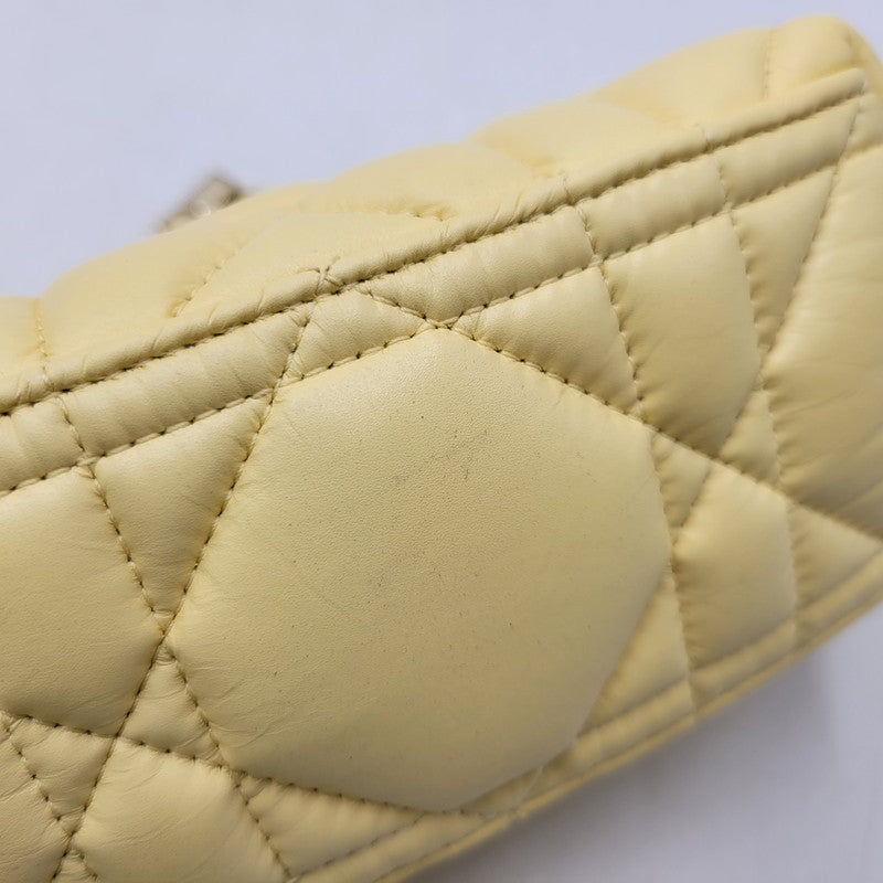 【中古品】【レディース】 Christian Dior クリスチャンディオール 50-MA-0252 ノマドポーチ バッグ カバン 鞄 180-261014-as-13-izu カラー：イエロー 万代Net店