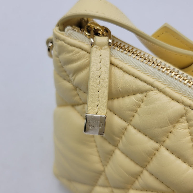 【中古品】【レディース】 Christian Dior クリスチャンディオール 50-MA-0252 ノマドポーチ バッグ カバン 鞄 180-261014-as-13-izu カラー：イエロー 万代Net店