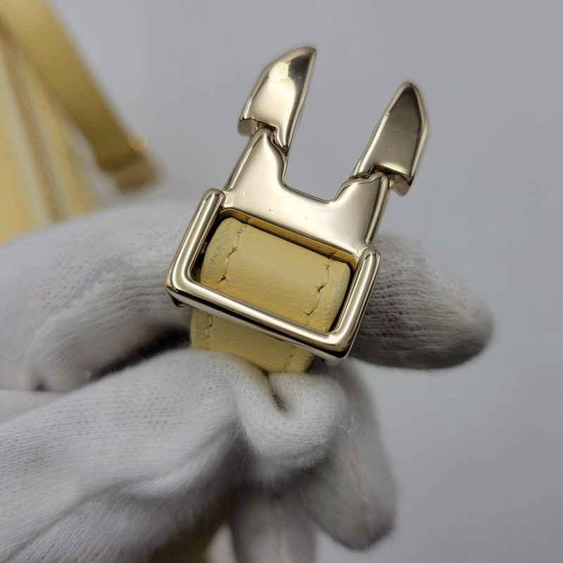 【中古品】【レディース】 Christian Dior クリスチャンディオール 50-MA-0252 ノマドポーチ バッグ カバン 鞄 180-261014-as-13-izu カラー：イエロー 万代Net店