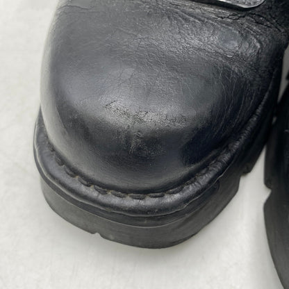 【現状渡し品】【メンズ】 NEW ROCK ニューロック 90-00S LEATHER LOW CUT BOOTS レザー ロー カット ブーツ シューズ 靴 164-261015-cs-13-izu サイズ：45 カラー：ブラック 万代Net店