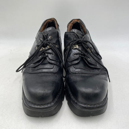 【現状渡し品】【メンズ】 NEW ROCK ニューロック 90-00S LEATHER LOW CUT BOOTS レザー ロー カット ブーツ シューズ 靴 164-261015-cs-13-izu サイズ：45 カラー：ブラック 万代Net店