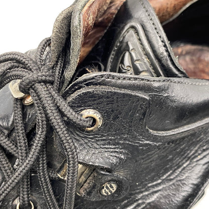 【現状渡し品】【メンズ】 NEW ROCK ニューロック 90-00S LEATHER LOW CUT BOOTS レザー ロー カット ブーツ シューズ 靴 164-261015-cs-13-izu サイズ：45 カラー：ブラック 万代Net店