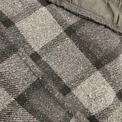 【中古品】【メンズ】 OLD GAP オールドギャップ 90-00S ZIP UP FLANNEL SHIRT ジップ アップ フランネル シャツ トップス 長袖 146-261023-cs-17-izu サイズ：XL カラー：ブラック×グレー 万代Net店