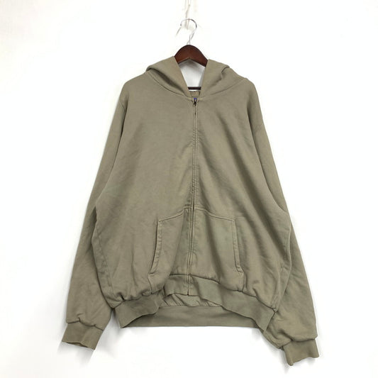 【中古品】【メンズ】 YEEZY GAP イージー ギャップ 537322-02-1 DOUBLEFACE WIDE SILHOUETTE ZIP UP SWEAT HOODIE ダブルフェイス ワイド シルエット ジップ アップ スウェット フーディー トップス 長袖 142-261015-ya-08-izu サイズ：XXL カラー：グレー系 万代Net店