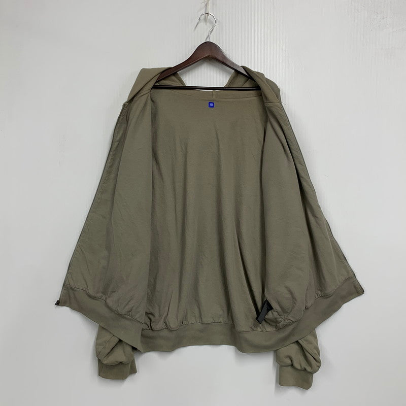 【中古品】【メンズ】 YEEZY GAP イージー ギャップ 537322-02-1 DOUBLEFACE WIDE SILHOUETTE ZIP UP SWEAT HOODIE ダブルフェイス ワイド シルエット ジップ アップ スウェット フーディー トップス 長袖 142-261015-ya-08-izu サイズ：XXL カラー：グレー系 万代Net店