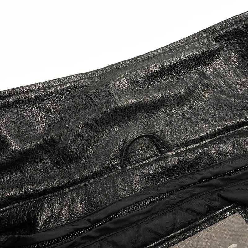 【中古品】【メンズ】 WILSONS LEATHER ウィルソンズ レザー 90S LEATHER JACKET レザー ジャケット アウター 146-261015-cs-06-izu サイズ：M カラー：ブラック 万代Net店