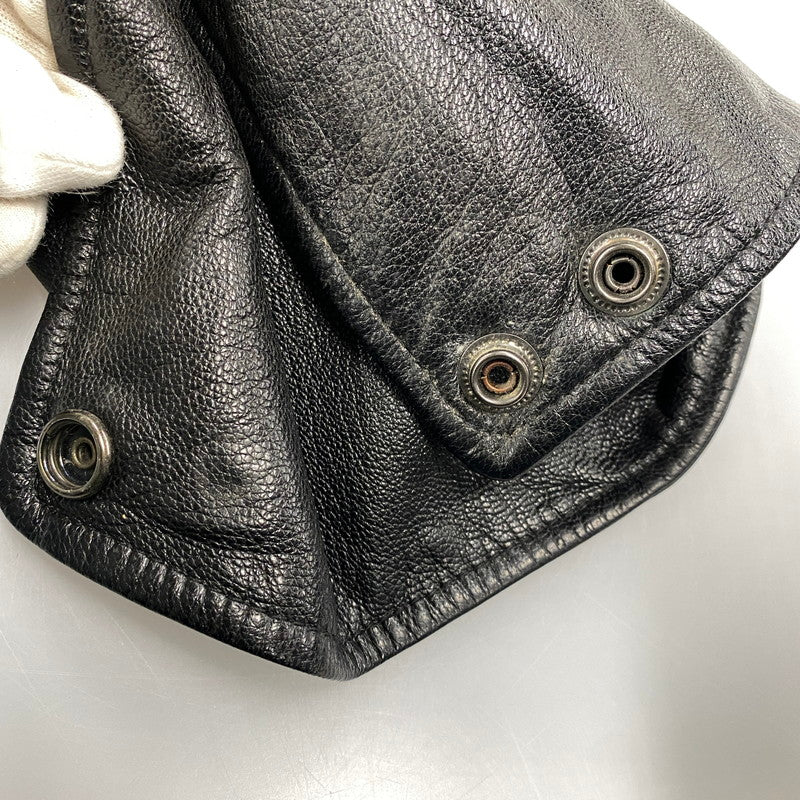【中古品】【メンズ】 WILSONS LEATHER ウィルソンズ レザー 90S LEATHER JACKET レザー ジャケット アウター 146-261015-cs-06-izu サイズ：M カラー：ブラック 万代Net店