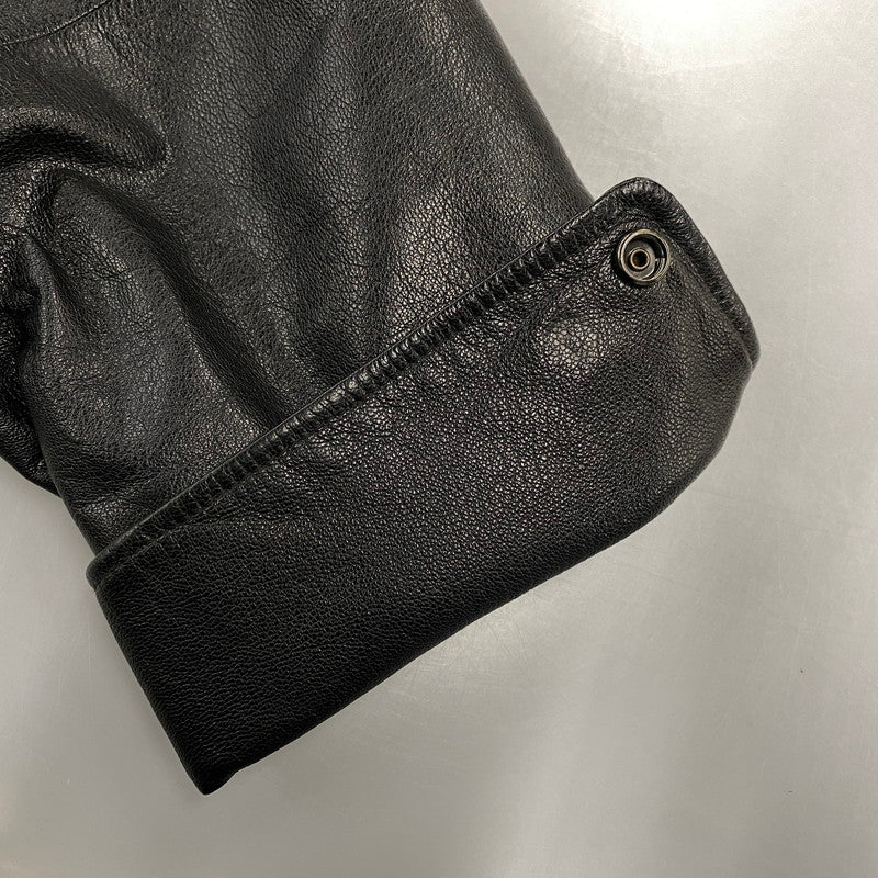【中古品】【メンズ】 WILSONS LEATHER ウィルソンズ レザー 90S LEATHER JACKET レザー ジャケット アウター 146-261015-cs-06-izu サイズ：M カラー：ブラック 万代Net店