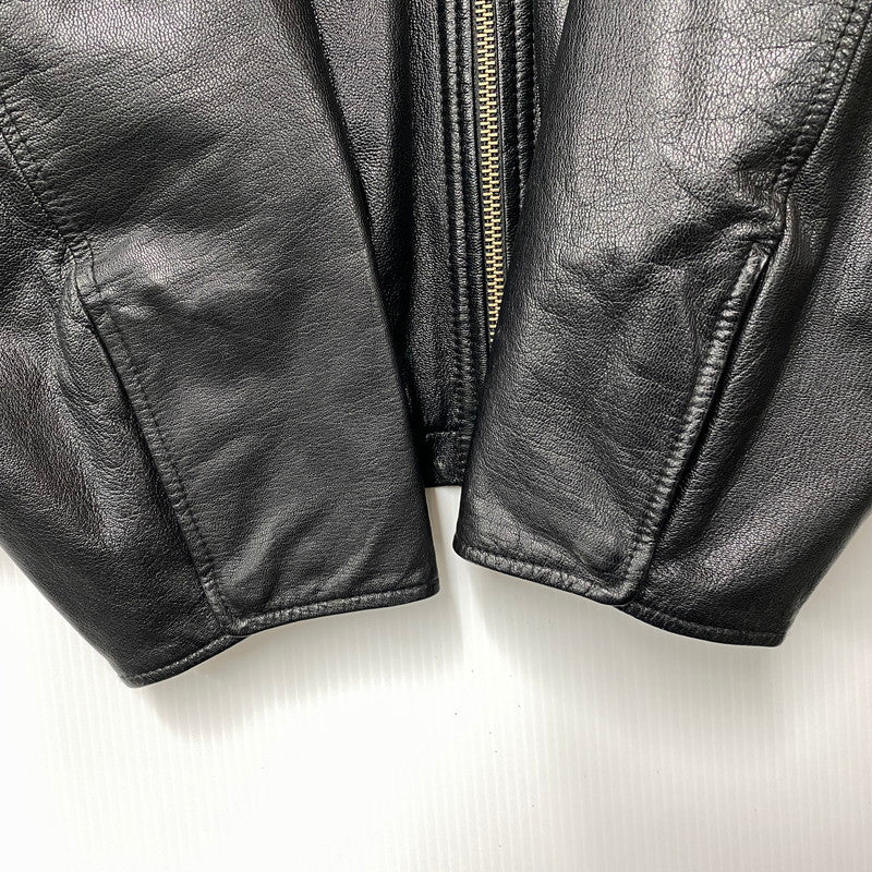 【中古品】【メンズ】 WILSONS LEATHER ウィルソンズ レザー 90S LEATHER JACKET レザー ジャケット アウター 146-261015-cs-06-izu サイズ：M カラー：ブラック 万代Net店