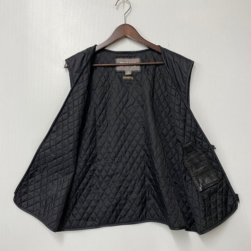 【中古品】【メンズ】 WILSONS LEATHER ウィルソンズ レザー 90S LEATHER JACKET レザー ジャケット アウター 146-261015-cs-06-izu サイズ：M カラー：ブラック 万代Net店