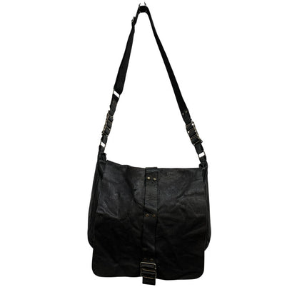 【現状渡し品】【メンズ】 ARMANI EXCHANGE アルマーニエクスチェンジ LEATHER SHOULDER BAG レザー ショルダー バッグ カバン 188-261020-yn-04-izu 万代Net店
