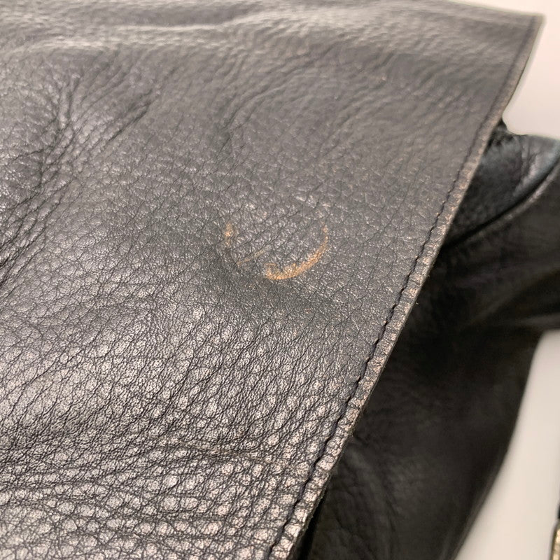 【現状渡し品】【メンズ】 ARMANI EXCHANGE アルマーニエクスチェンジ LEATHER SHOULDER BAG レザー ショルダー バッグ カバン 188-261020-yn-04-izu 万代Net店