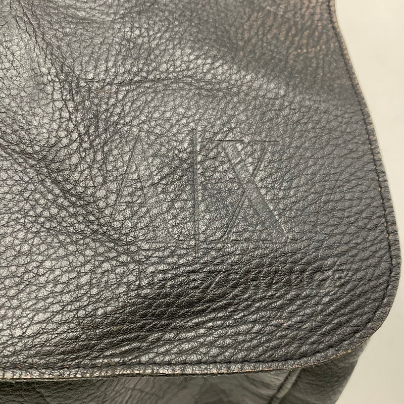 【現状渡し品】【メンズ】 ARMANI EXCHANGE アルマーニエクスチェンジ LEATHER SHOULDER BAG レザー ショルダー バッグ カバン 188-261020-yn-04-izu 万代Net店