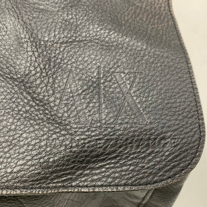 【現状渡し品】【メンズ】 ARMANI EXCHANGE アルマーニエクスチェンジ LEATHER SHOULDER BAG レザー ショルダー バッグ カバン 188-261020-yn-04-izu 万代Net店