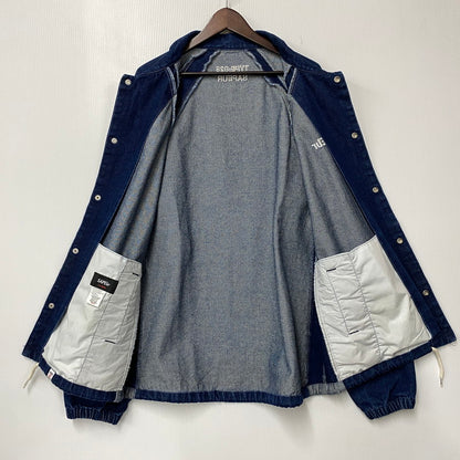 【中古品】【メンズ】 SAPEUR サプール 21AW DENIM COACH JACKET デニム コーチ ジャケット アウター 142-261015-cs-09-izu サイズ：XL カラー：インディゴ 万代Net店